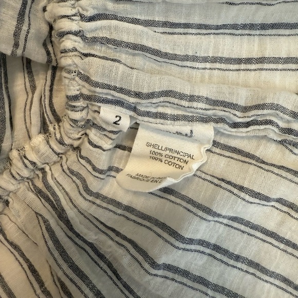 ULLA JOHNSON Kalila Blouse in Cloud Size 2 - Picture 10 of 11